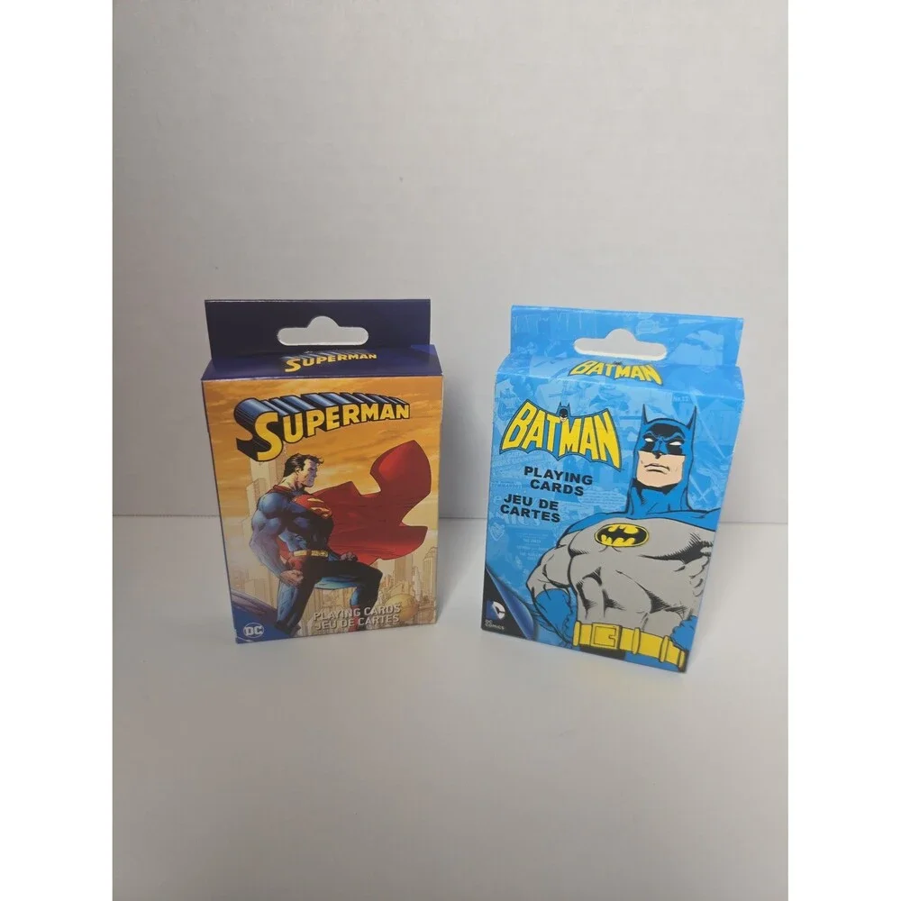 Batman and Superman Playing Cards